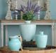 A & B Home Blue 10" Vase-5