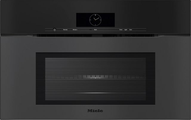 Miele 30" Obsidian Black Matte Electric Speed Oven 