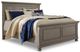 Signature Design by Ashley® Lettner 5-Piece Light Gray Queen Panel Bed Set-1