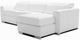 Jaymar Monaco Linea 30 2 Piece Illusion White Gr. 30 Sectional-3
