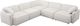 TOV Furniture Travie 5-Piece White Sand L-Shape Modular Sectional-0