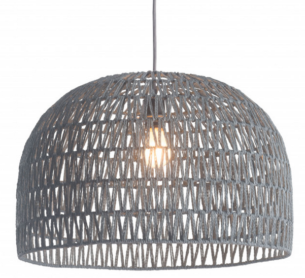 Zuo® Modern Paradise Gray Ceiling Lamp-0