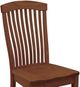 Urban Collections by Yutzy Woodworking Empire Brown Dining Side Chair-1