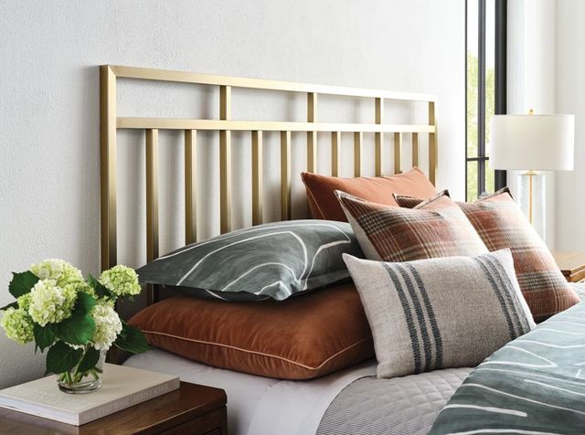 Kincaid® Aspire Brushed Gold/Bronze King Metal Rod Bed-1