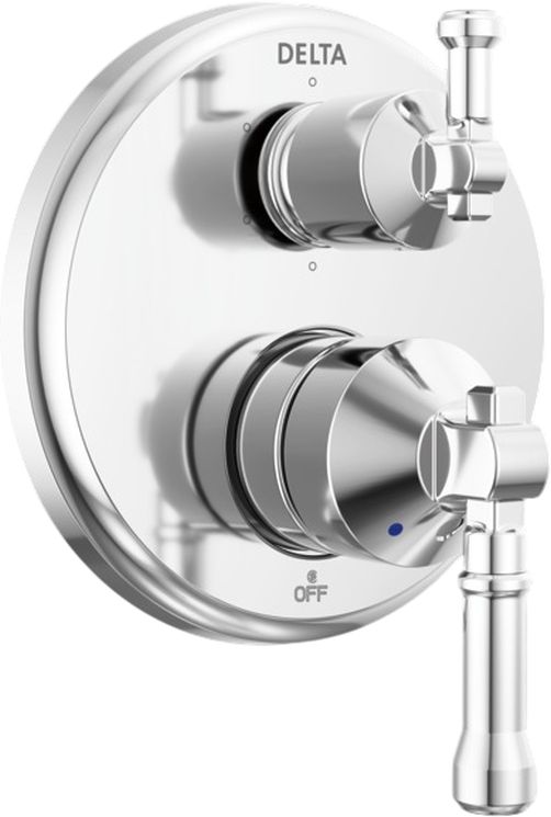 Delta Broderick® 14 Series Lumicoat® Chrome 6-Setting Integrated Diverter Trim-0
