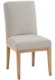 LM Co Home By Vaughan-Bassett Crafted Cherry by Ben & Erin Napier Bleached Cherry/Oatmeal Upholstered Side Chair-0