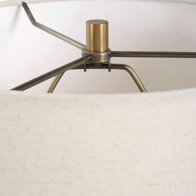 Uttermost® Bower Matte Black Table Lamp-4