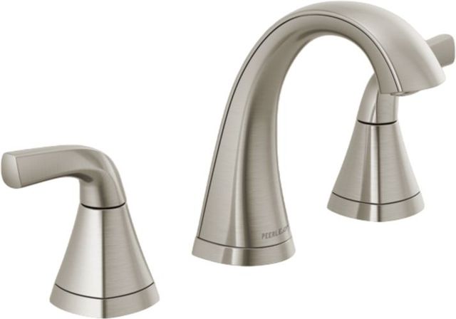Peerless Parkwood® Brushed Nickel 2-Handle Widespread Lavatory Faucet-0