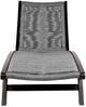 Armen Living Odette Black/Grey Outdoor Chaise Lounge-1