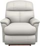 La-Z-Boy® Reed Oyster Leather Power Rocking Recliner with Headrest-1