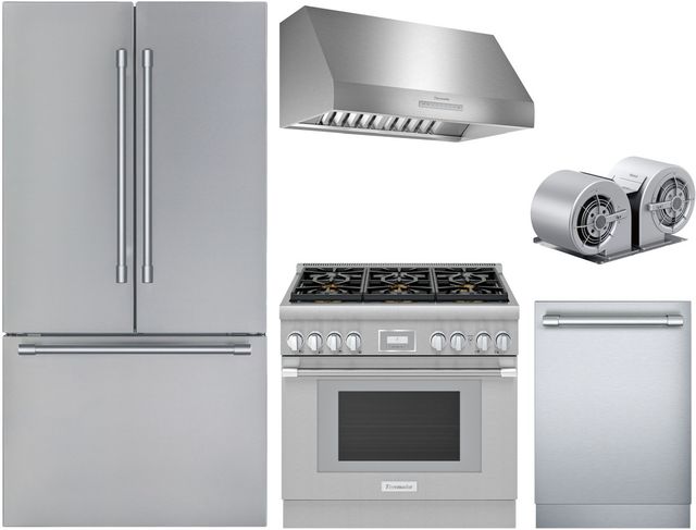 Thermador® 5 Piece Stainless Steel Kitchen Package -0