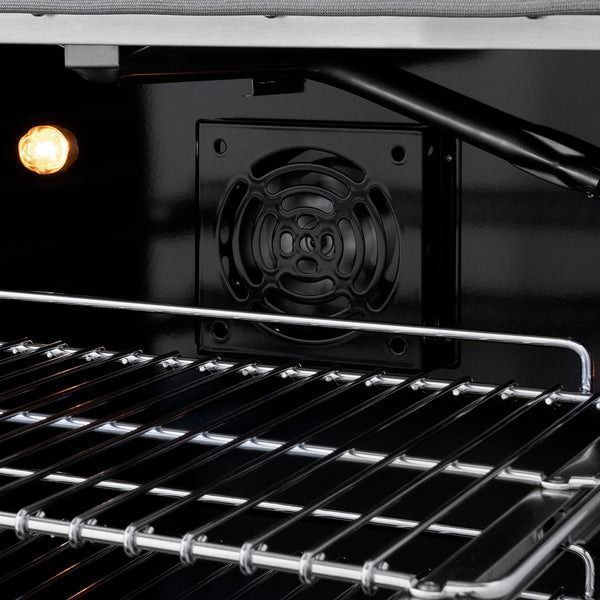 ZLINE Autograph Edition 36" Black Stainless Steel Pro Style Gas Range-2