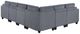 Homelegance® Walterboro 6-Piece Dark Gray L-Shape Sectional-4