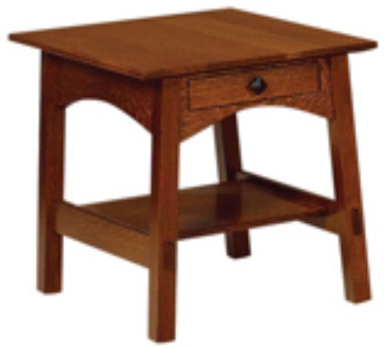 Fusion Designs Customizable Memphis Open Occasional End Table-0