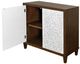 Martin Furniture Komodo Dark Brown/White Accent Cabinet-2