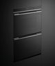 Fisher & Paykel Series 9 30" Black Contemporary Double Electric Wall Ovens-3