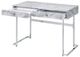 ACME Furniture Tigress White Top Writing Desk with Chrome Base-4