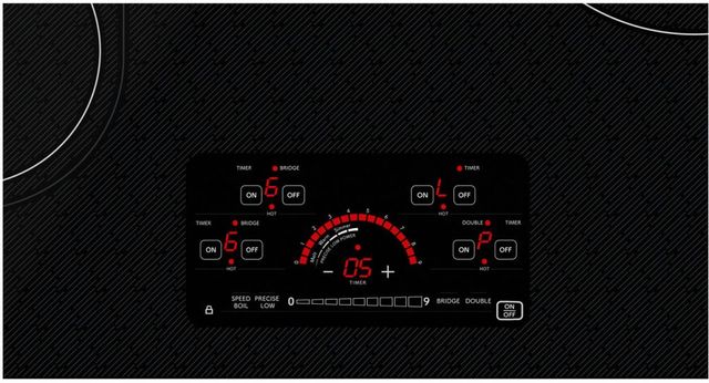 Sharp® 30" Black with Stainless Steel Side Trims Electric Cooktop-1