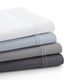 Malouf® Woven Supima® Premium Cotton White Split Queen Sheet Set-5