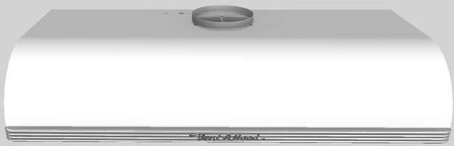Vent-A-Hood® 48" White Retro Style Under Cabinet Range Hood-0