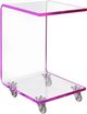 Elements International Iris Pink Snack Table-0