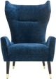 TOV Furniture Logan Navy Velvet Chair-0