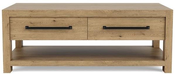 Riverside Furniture Davie Pale Oak Rectangular Coffee Table-1