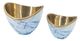 A & B Home Blue/Gold/White Bowl-1