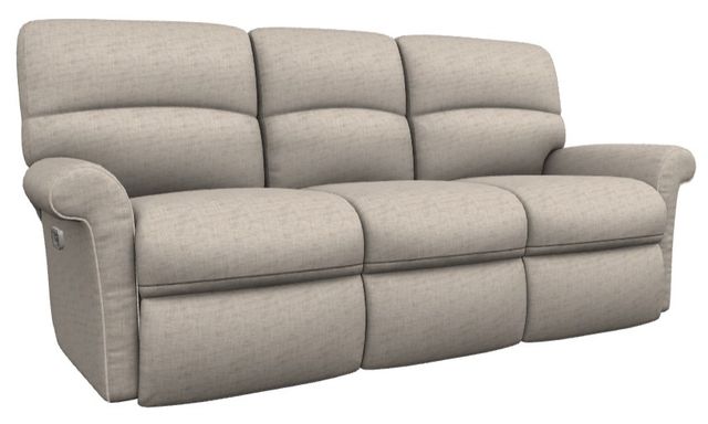 La-Z-Boy® Robin Taupe Power Reclining Sofa with Headrest and Lumbar-0
