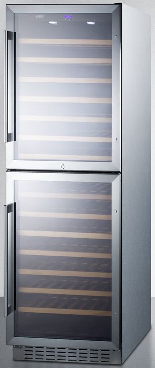 Summit® 24" Stainless Steel Wine Cooler-1