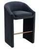 Zuo® Modern Emas Midnight Gray Barstool-0