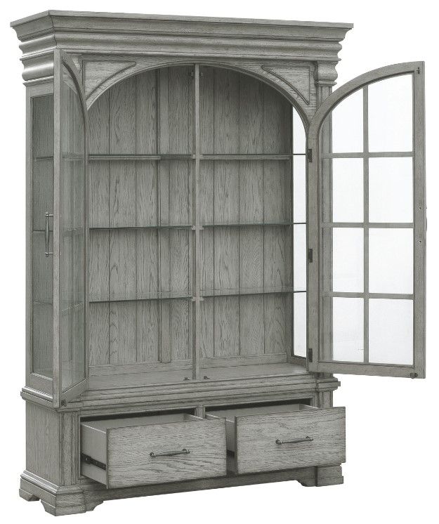 Pulaski™ Madison Ridge Buff Gray Dining Hutches-2