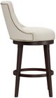 HH2 Home Halbrooke Chocolate/Cream Bar Height Stool-2