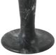 Moe's Home Collection East Black Veined Marble Short Candle Holder-2