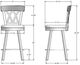 Amisco Customizable Brittany Swivel Counter Stool-1