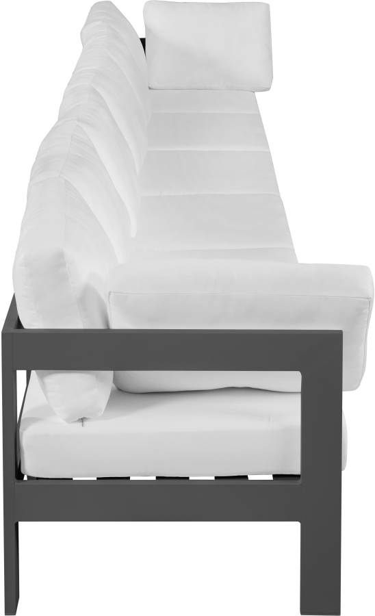 Meridian Furniture Nizuc White Outdoor Patio Modular Sofa-2