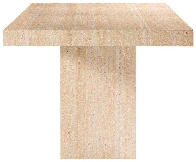 ACME Furniture Inca Travertine Stone Dining Table-4
