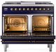 Ilve® Nostalgie II Series 40" Midnight Blue Pro Style Dual Fuel Range-1