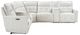 Homelegance® Salida 7-Piece White Modular Power Reclining Sectional with Power Headrests-2