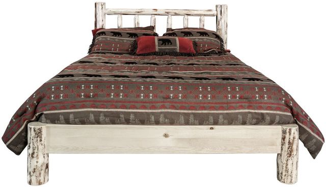 Montana Woodworks® Montana Collection Ready to Finish Queen Platform Bed-1