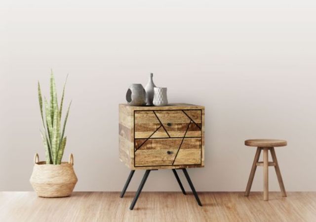 Jaipur Furniture Amar Brown Bedside Table-3