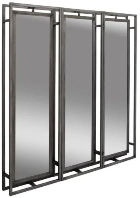YHD Merit Chrome Floor Screen-0