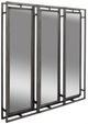 YHD Merit Chrome Floor Screen-0