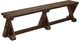 C R Plastics Harvest Chocolate Bench-0