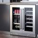 XO 30" Black Glass Built In Beverage Center and Wine Cooler-3