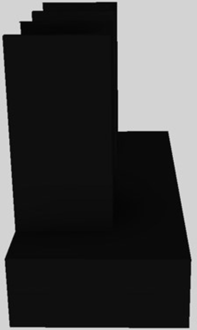 Vent-A-Hood® 48" Black Contemporary Wall Mounted Range Hood-1