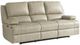 Bassett® Furniture Club Level Parsons Flax Leather Motion Sofa with Power -0