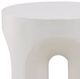Dovetail Furniture Hutchins White Outdoor Side Table-1