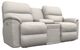 La-Z-Boy® Brooks Oyster Power Reclining Loveseat with Console and Headrest-0