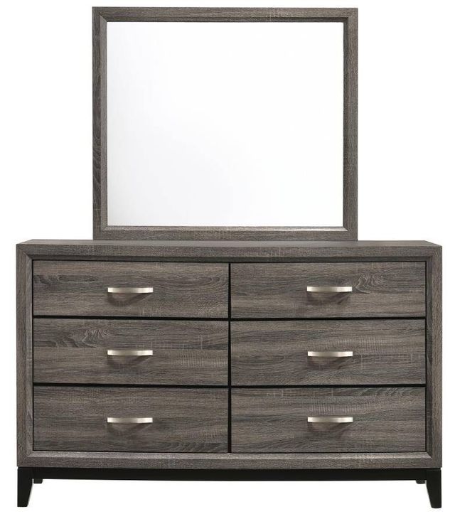 Coaster® Watson Gray Oak Dresser with Mirror-1